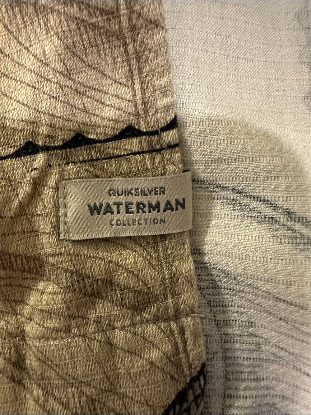 Quiksilver Waterman Collection Men's XL Cotton Graphic Print Shirt #surf#coastal - Picture 6 of 11